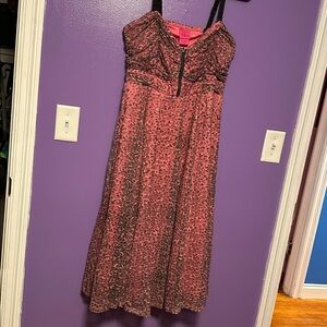 Betsey Johnson Pink Leopard Print Dress by torrid